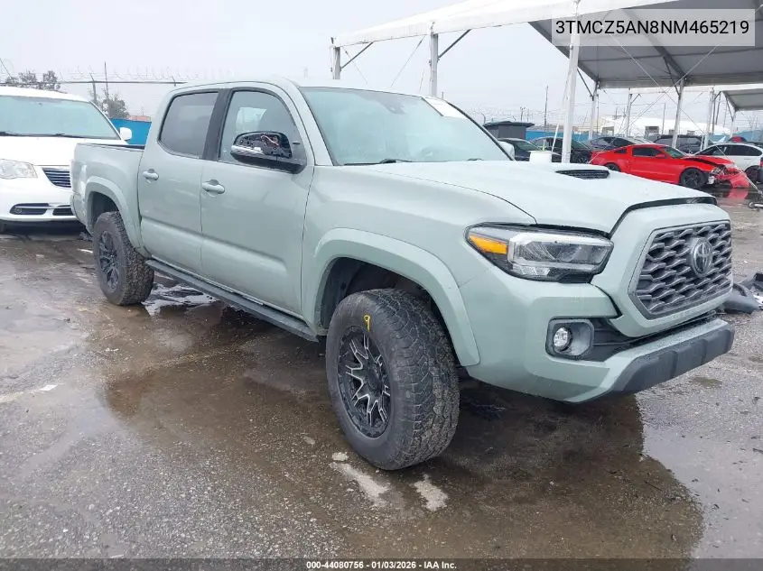 3TMCZ5AN8NM465219 2022 Toyota Tacoma Trd Sport
