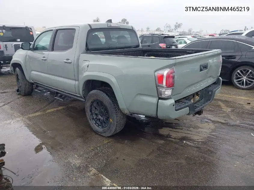 3TMCZ5AN8NM465219 2022 Toyota Tacoma Trd Sport