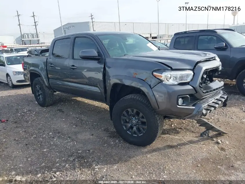 3TMAZ5CN7NM178216 2022 Toyota Tacoma Sr5 V6