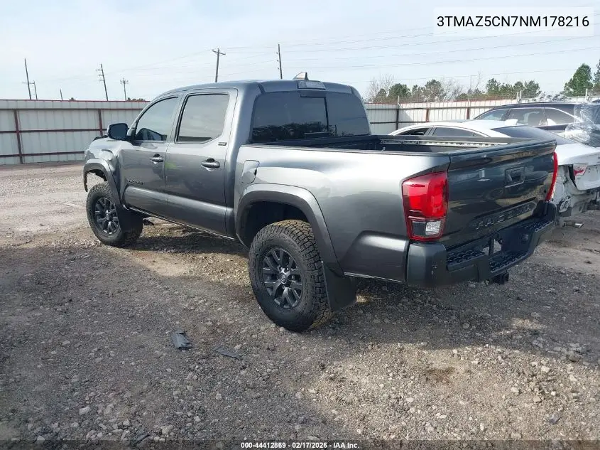 3TMAZ5CN7NM178216 2022 Toyota Tacoma Sr5 V6