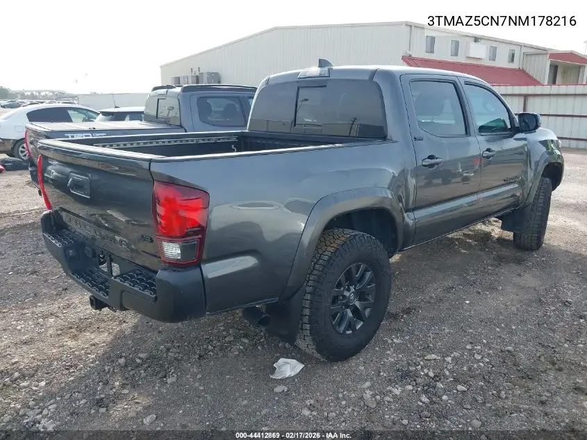 3TMAZ5CN7NM178216 2022 Toyota Tacoma Sr5 V6