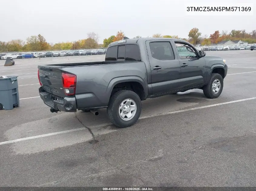 3TMCZ5AN5PM571369 2023 Toyota Tacoma Sr V6