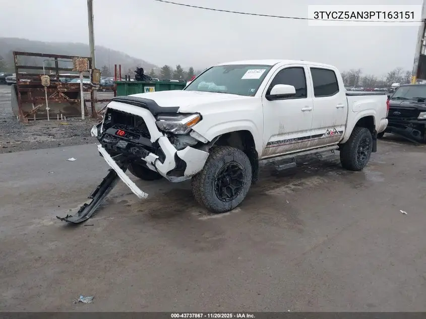 3TYCZ5AN3PT163151 2023 Toyota Tacoma Sr V6