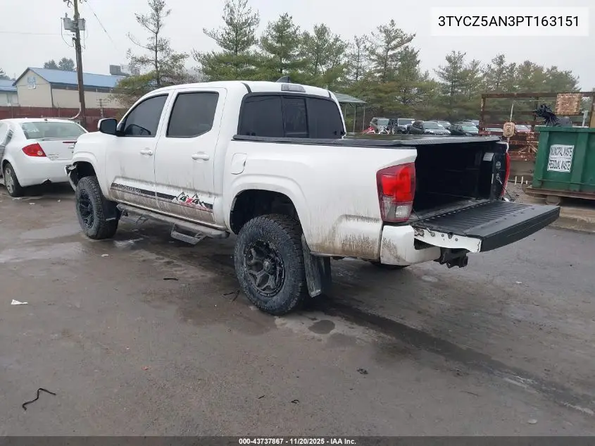 3TYCZ5AN3PT163151 2023 Toyota Tacoma Sr V6