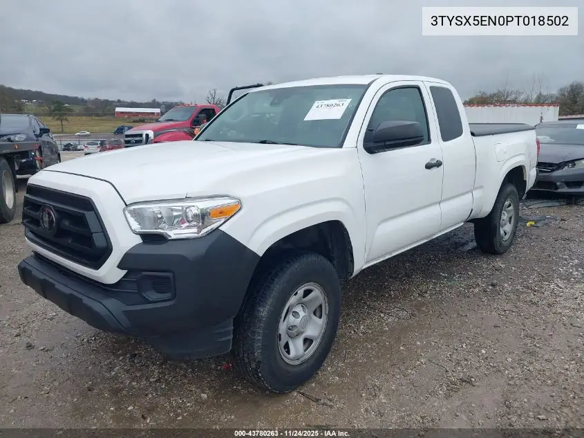3TYSX5EN0PT018502 2023 Toyota Tacoma Sr