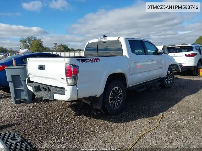 3TMCZ5AN1PM598746 2023 Toyota Tacoma Trd Sport