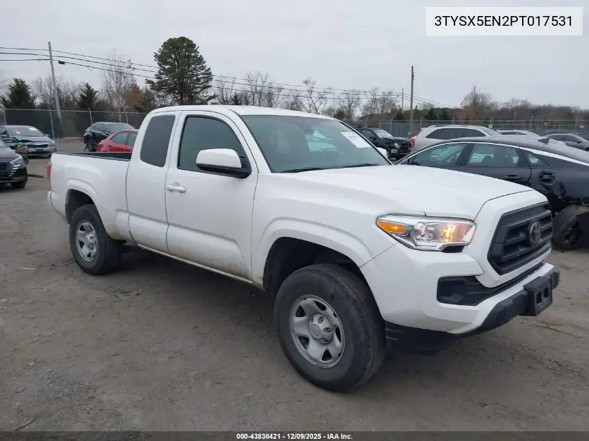 3TYSX5EN2PT017531 2023 Toyota Tacoma Sr