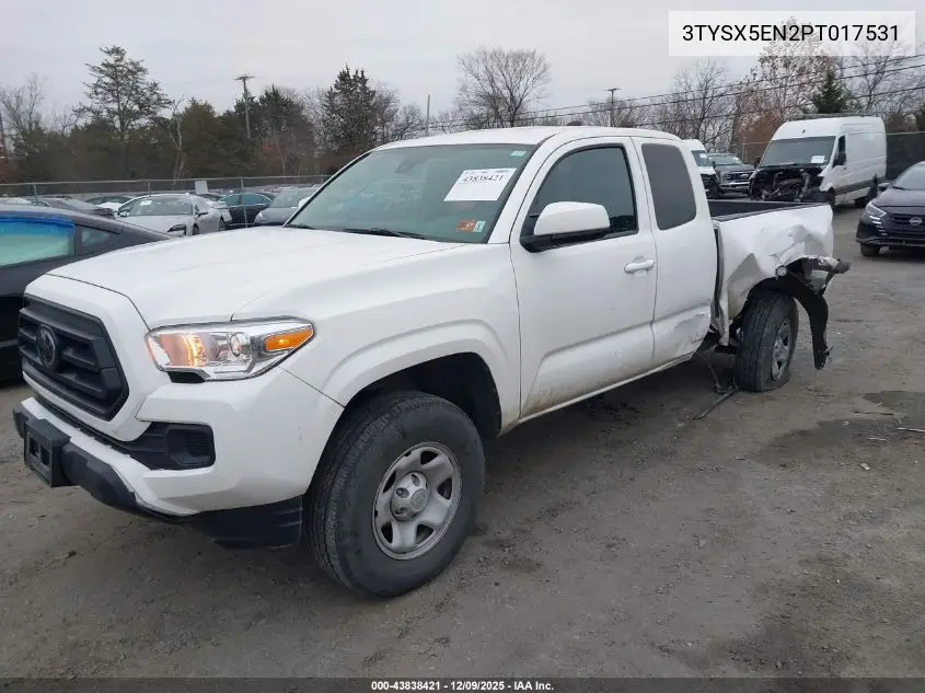 3TYSX5EN2PT017531 2023 Toyota Tacoma Sr