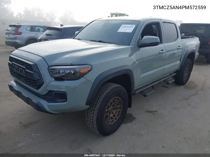 3TMCZ5AN4PM572559 2023 Toyota Tacoma Trail Edition