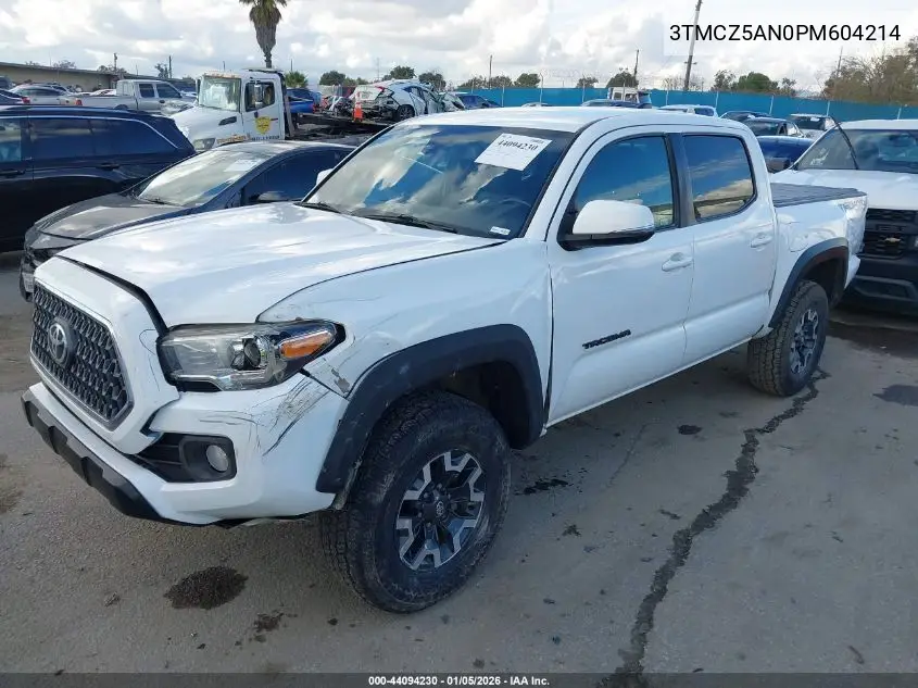 3TMCZ5AN0PM604214 2023 Toyota Tacoma Double Cab/Sr/Sr5/Trail/Trd Sport/Trd Off Road/Trd Pro