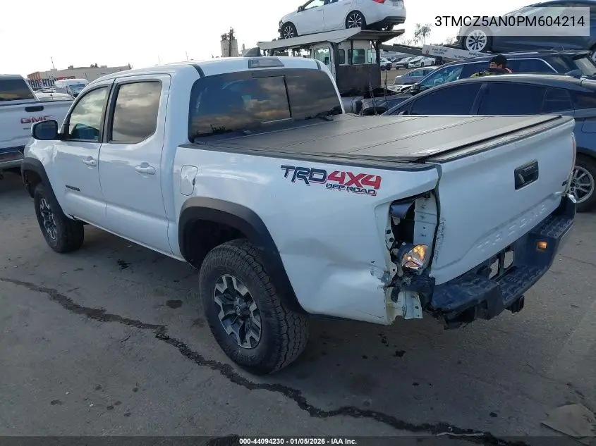 3TMCZ5AN0PM604214 2023 Toyota Tacoma Double Cab/Sr/Sr5/Trail/Trd Sport/Trd Off Road/Trd Pro