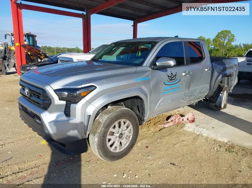 3TYKB5FN1ST022435 2025 Toyota Tacoma Sr5
