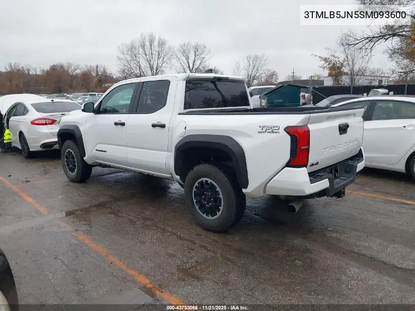 3TMLB5JN5SM093600 2025 Toyota Tacoma Trd Off Road