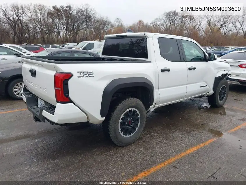 3TMLB5JN5SM093600 2025 Toyota Tacoma Trd Off Road