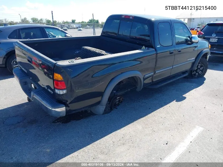 5TBBT44121S215400 2001 Toyota Tundra Sr5 V8