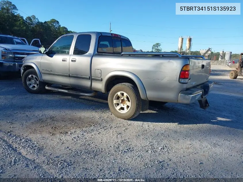 5TBRT34151S135923 2001 Toyota Tundra Sr5 V8