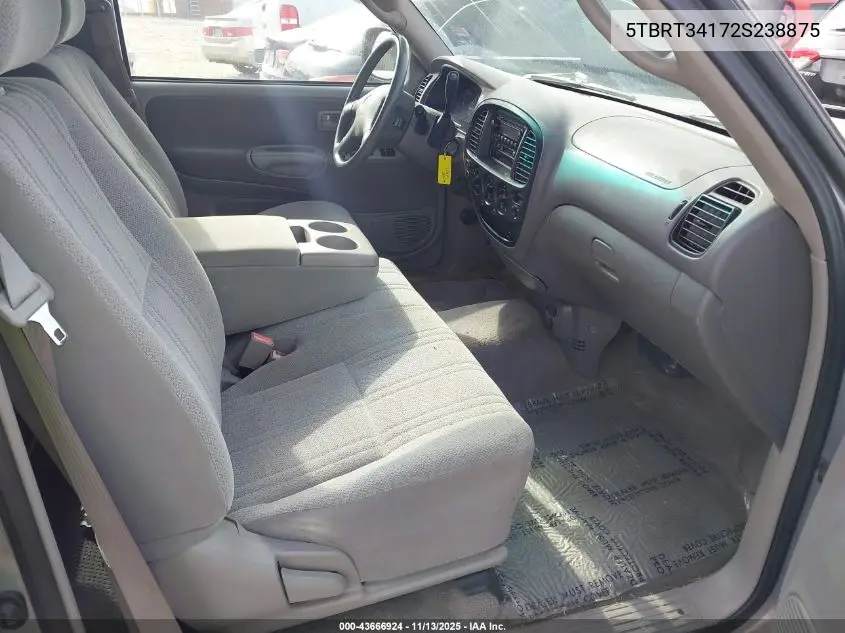 5TBRT34172S238875 2002 Toyota Tundra Sr5 V8