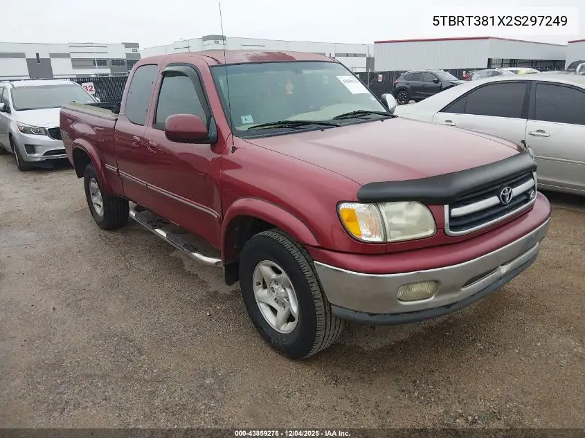 5TBRT381X2S297249 2002 Toyota Tundra Ltd V8