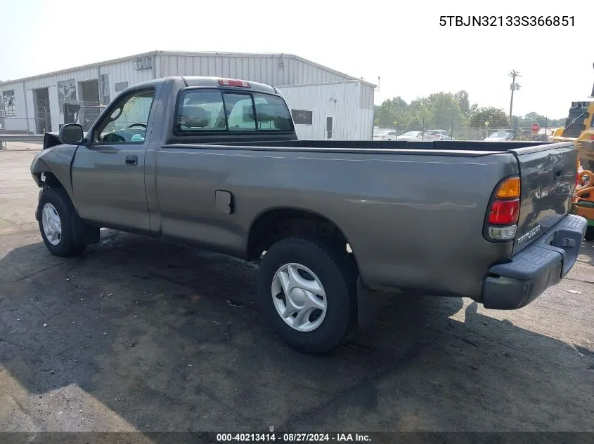 5TBJN32133S366851 2003 Toyota Tundra