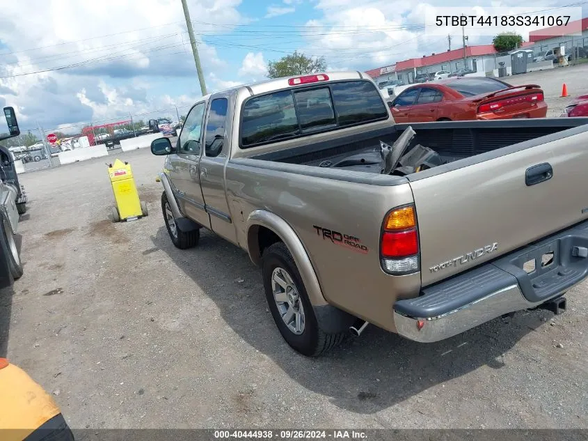 5TBBT44183S341067 2003 Toyota Tundra Sr5 V8