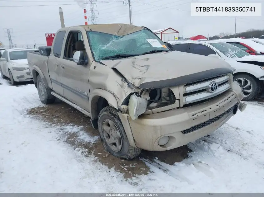 5TBBT44183S350741 2003 Toyota Tundra Sr5 V8
