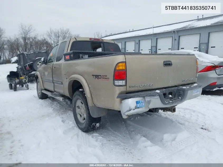 5TBBT44183S350741 2003 Toyota Tundra Sr5 V8