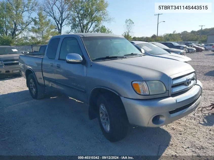 5TBRT34114S443515 2004 Toyota Tundra Sr5 V8