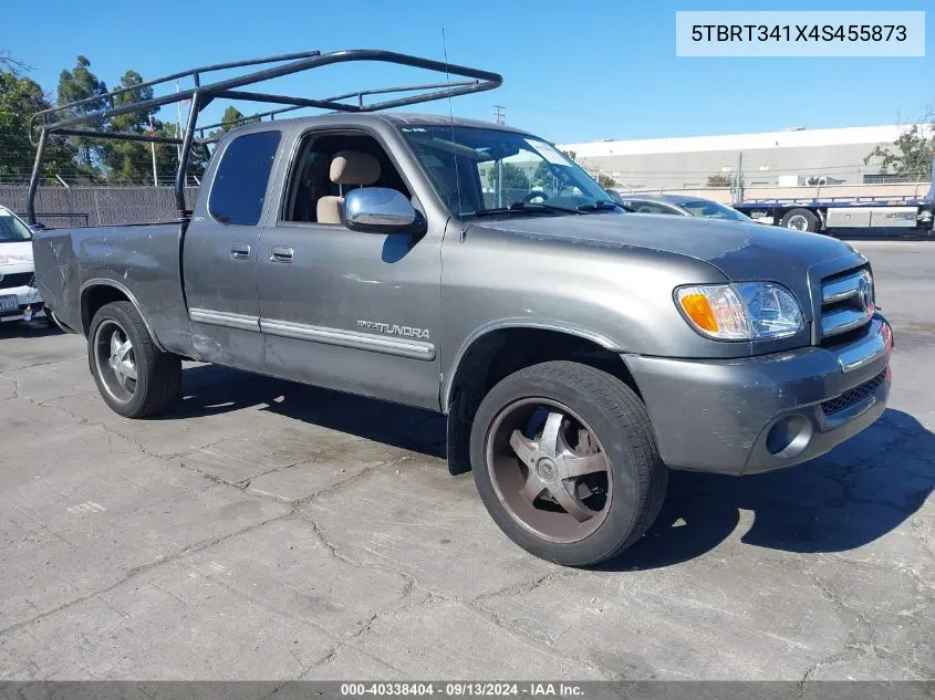 5TBRT341X4S455873 2004 Toyota Tundra Sr5 V8