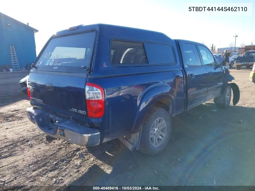 2004 Toyota Tundra Sr5 V8 VIN: 5TBDT44144S462110 Lot: 40489416