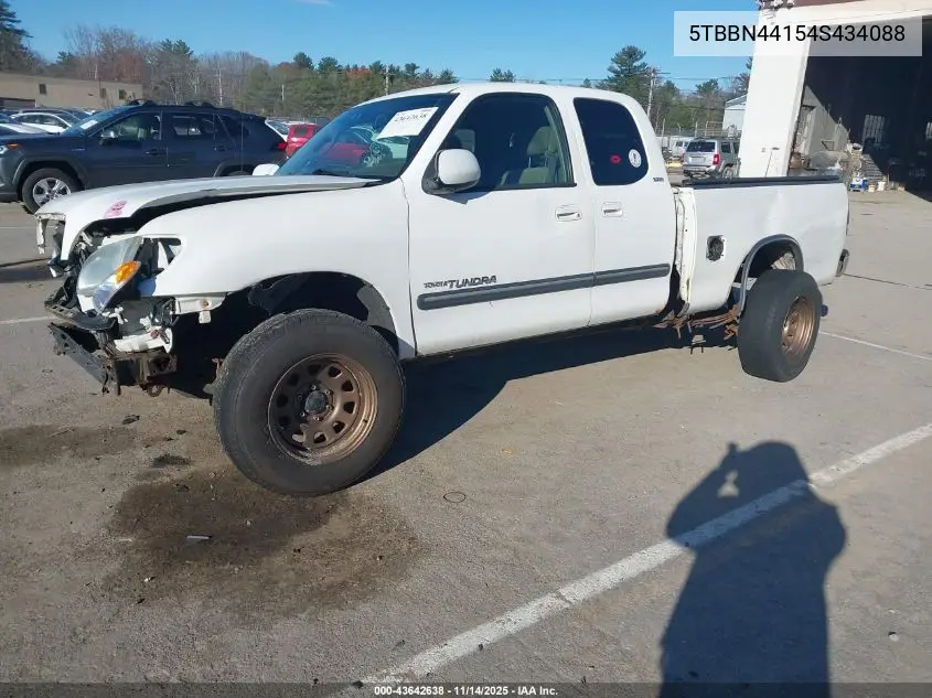 5TBBN44154S434088 2004 Toyota Tundra Sr5