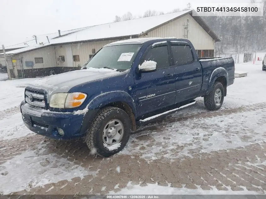 5TBDT44134S458100 2004 Toyota Tundra Sr5 V8