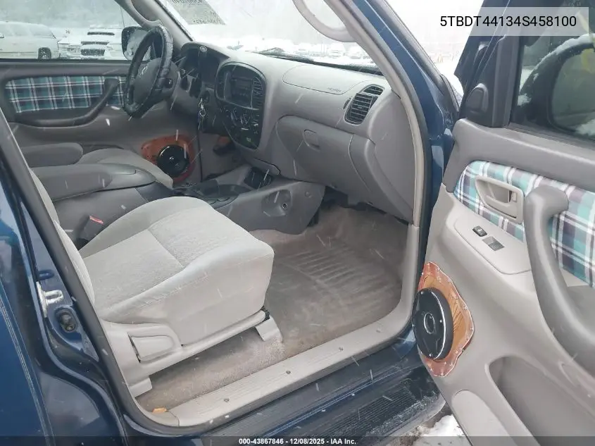 5TBDT44134S458100 2004 Toyota Tundra Sr5 V8