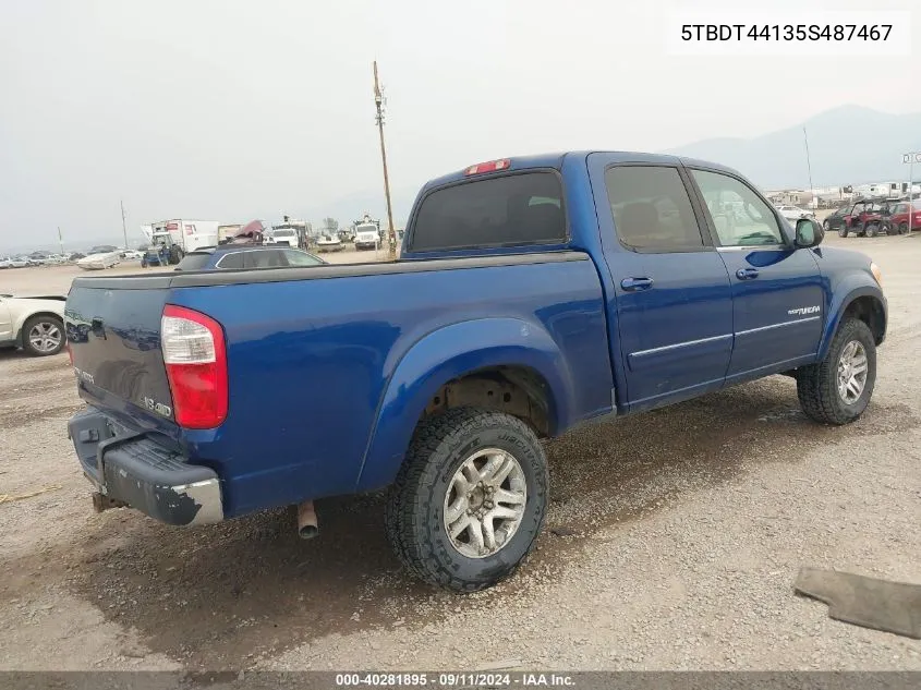 5TBDT44135S487467 2005 Toyota Tundra Sr5 V8