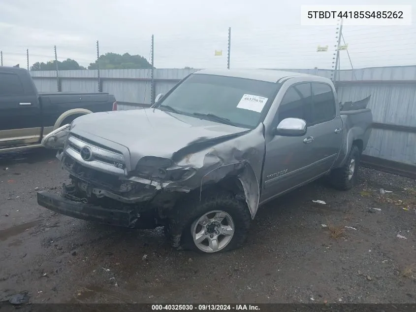 5TBDT44185S485262 2005 Toyota Tundra Sr5 V8