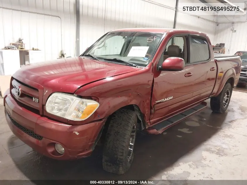 5TBDT48195S495275 2005 Toyota Tundra Limited V8