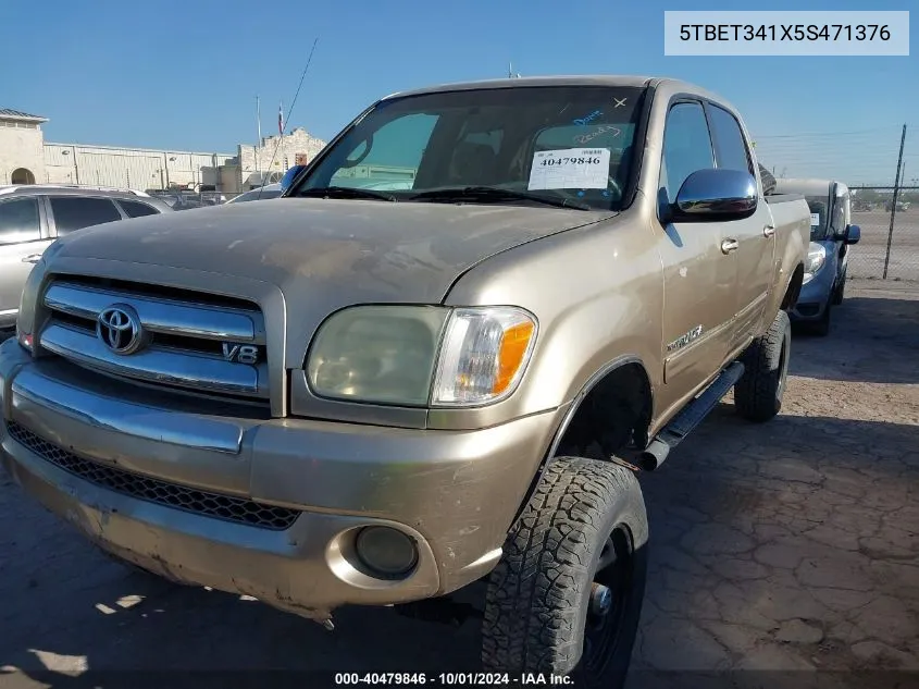 5TBET341X5S471376 2005 Toyota Tundra Sr5 V8