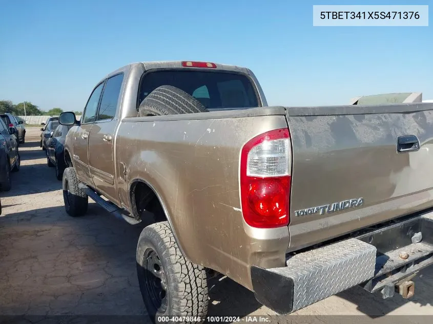 5TBET341X5S471376 2005 Toyota Tundra Sr5 V8