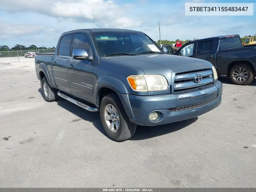 5TBET34115S483447 2005 Toyota Tundra Sr5 V8
