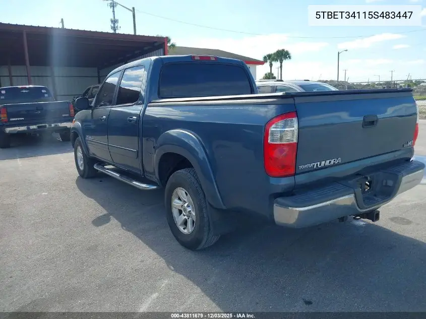 5TBET34115S483447 2005 Toyota Tundra Sr5 V8