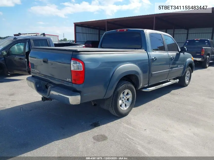5TBET34115S483447 2005 Toyota Tundra Sr5 V8