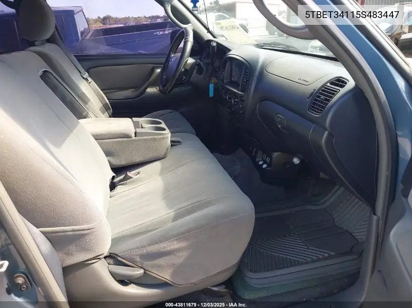 5TBET34115S483447 2005 Toyota Tundra Sr5 V8
