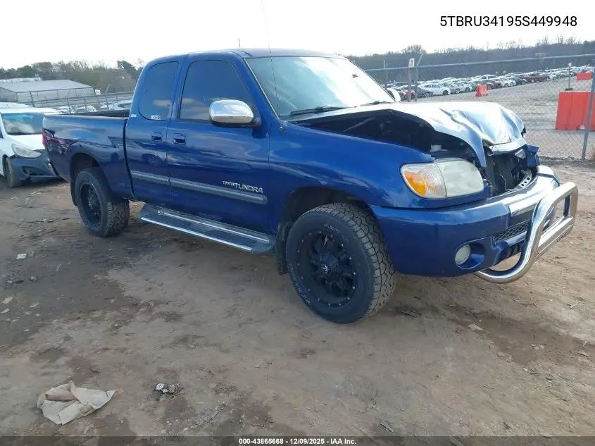5TBRU34195S449948 2005 Toyota Tundra Sr5