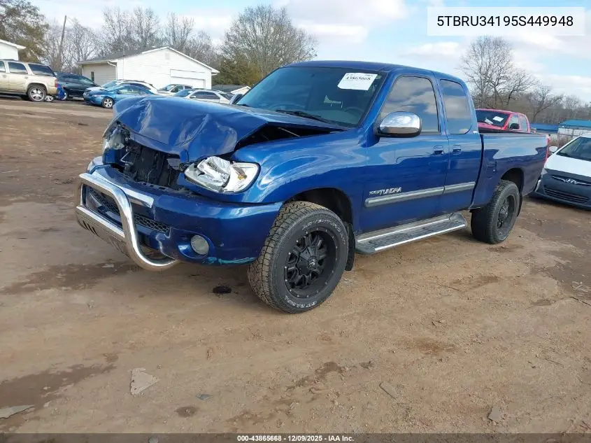 5TBRU34195S449948 2005 Toyota Tundra Sr5