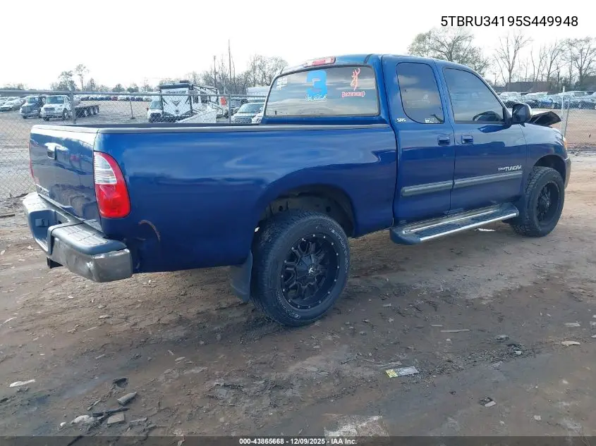 5TBRU34195S449948 2005 Toyota Tundra Sr5