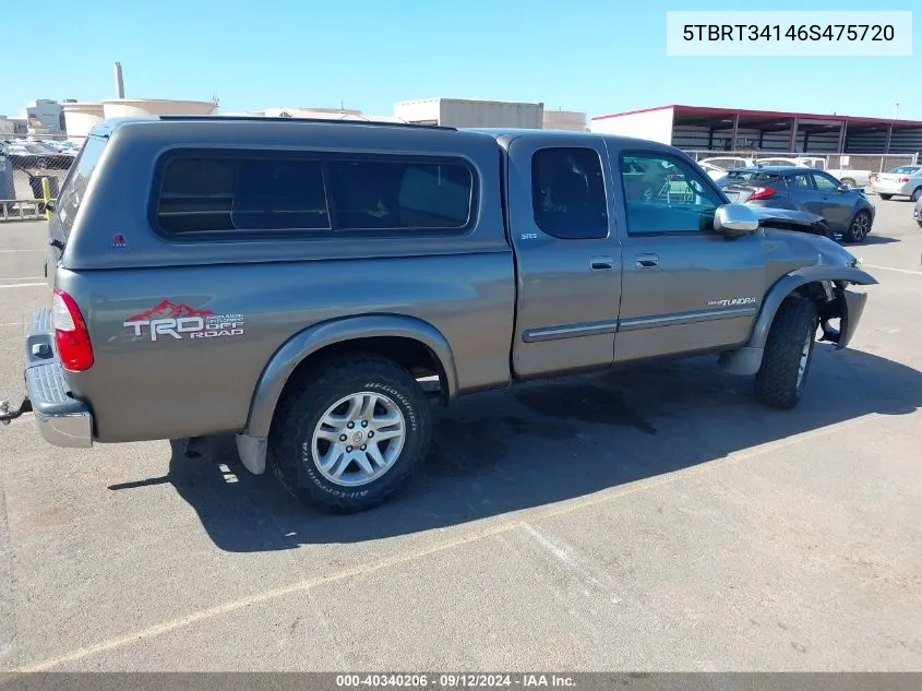 5TBRT34146S475720 2006 Toyota Tundra Sr5 V8