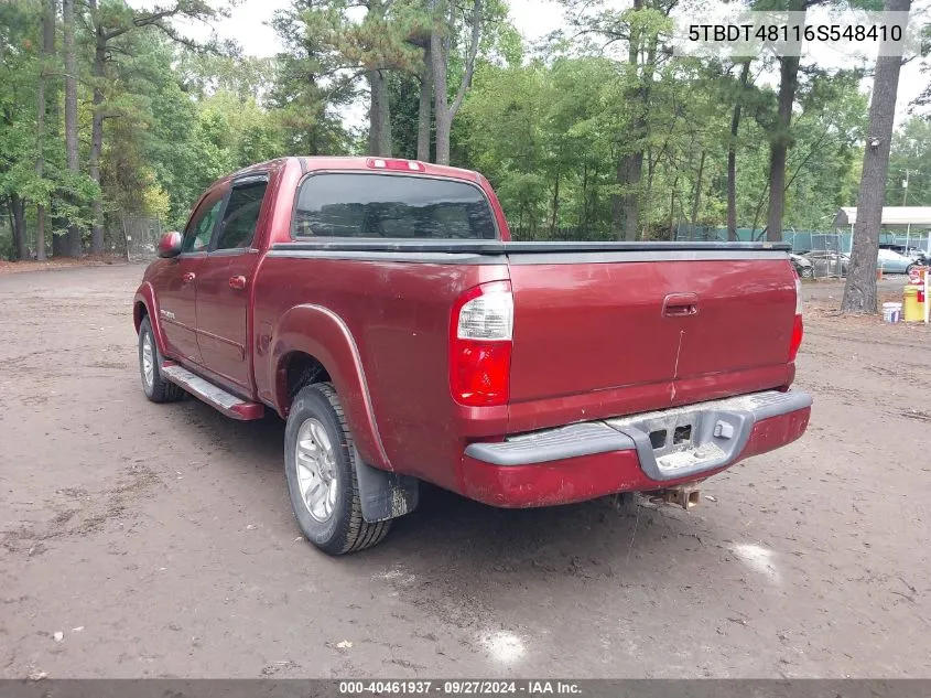 5TBDT48116S548410 2006 Toyota Tundra Limited V8