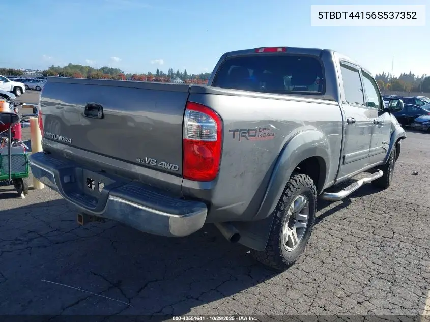 5TBDT44156S537352 2006 Toyota Tundra Sr5 V8