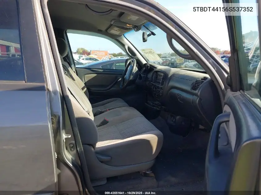 5TBDT44156S537352 2006 Toyota Tundra Sr5 V8