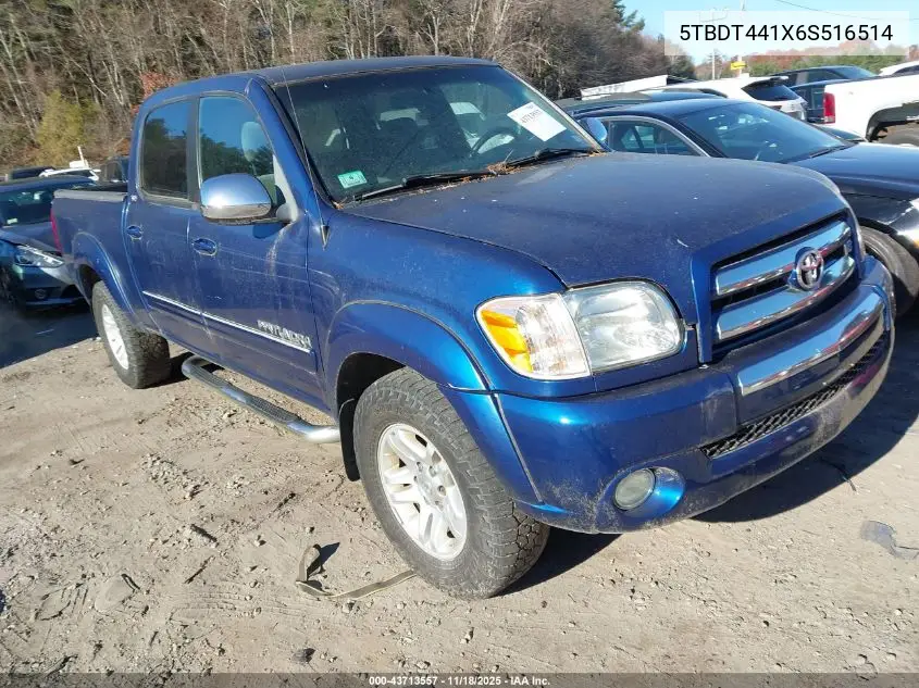 5TBDT441X6S516514 2006 Toyota Tundra Sr5 V8