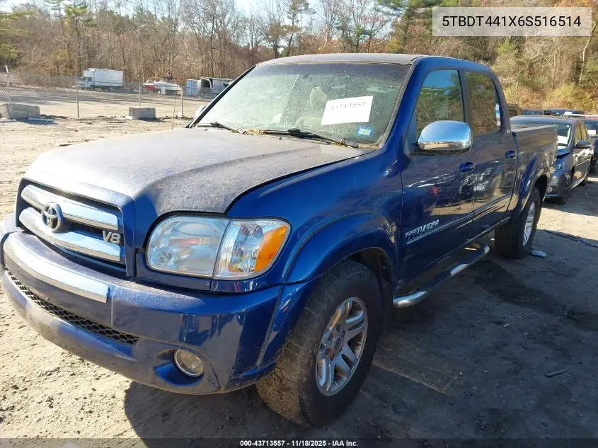 5TBDT441X6S516514 2006 Toyota Tundra Sr5 V8